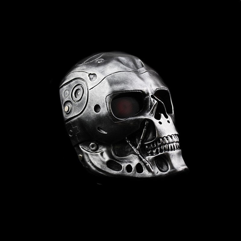 Handmade Halloween Horror Full Face Mask Costume Terminator Devil