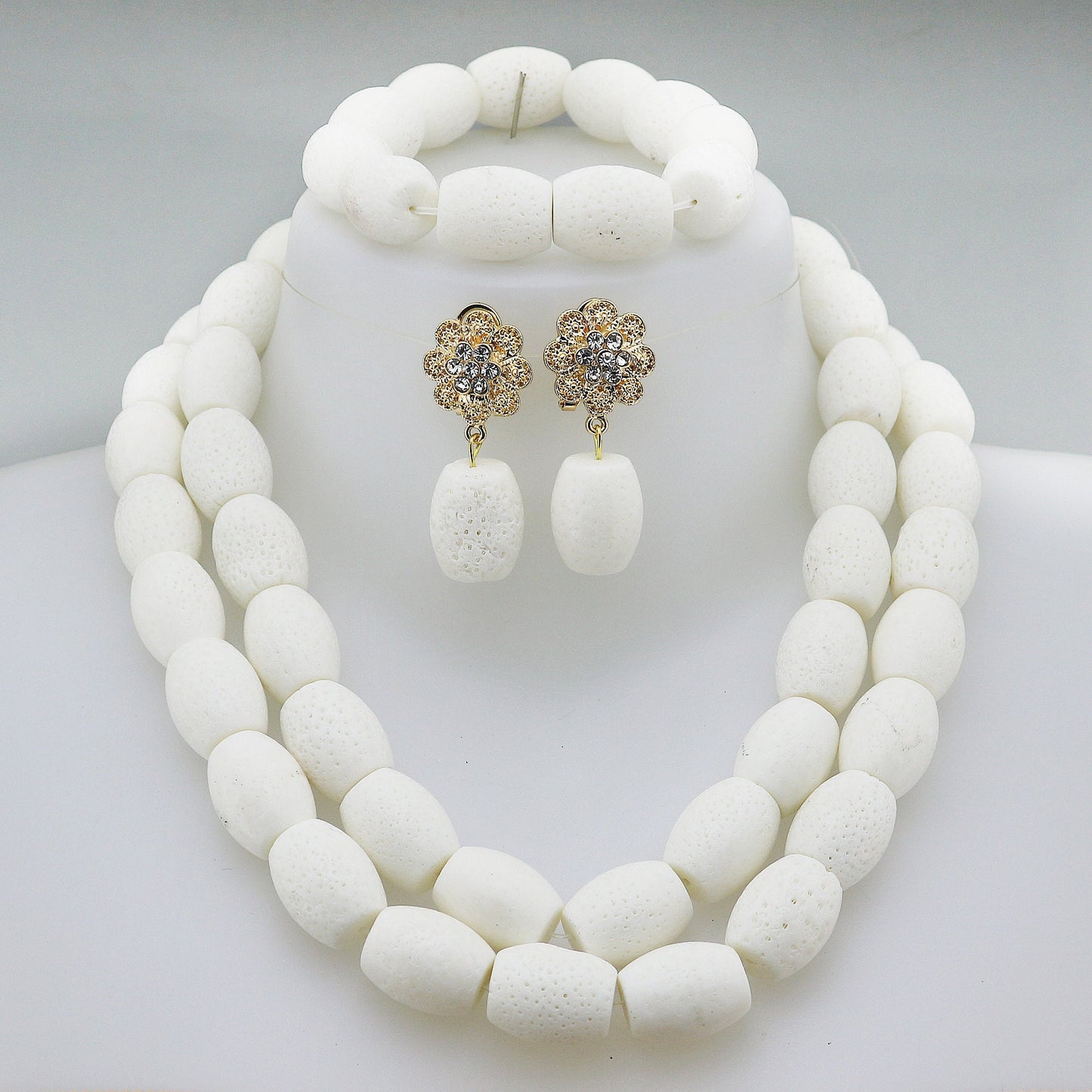 Luxury Natural Coral Beads jewelry sets elegant African jewelry all colors