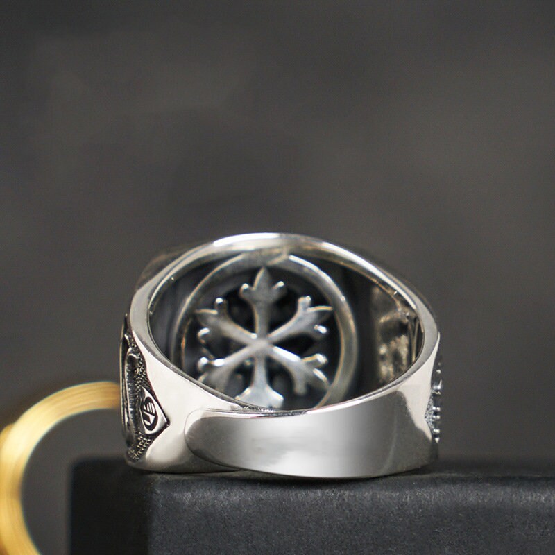 Custom Silver Solid 18K Gold Ring World of Jungle Series