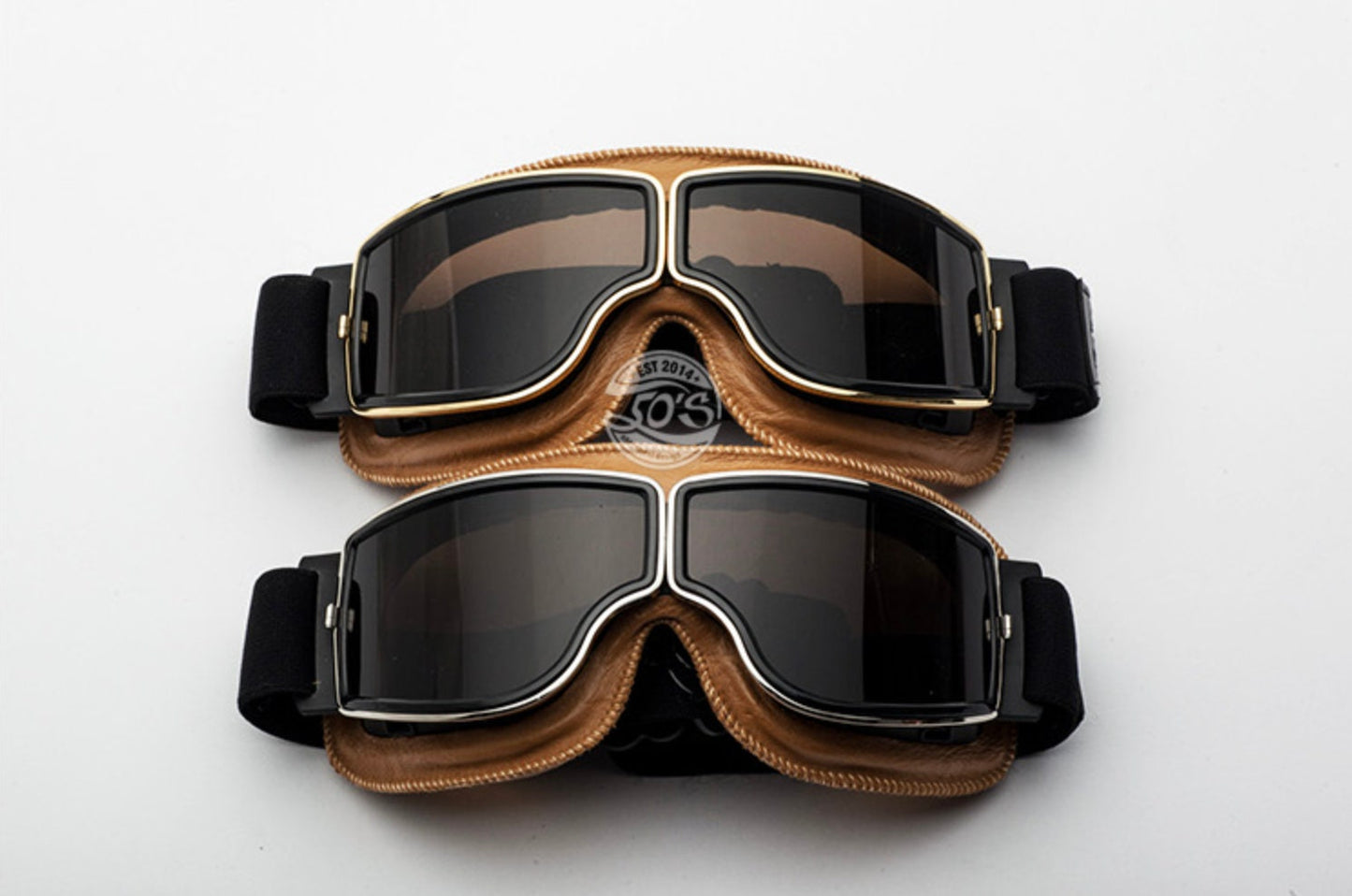 Vintage Pilot Goggle Harley Davison Motocycle Goggle Sunglasses Top Gun Aviator