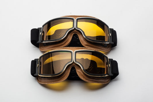 Vintage Pilot Goggle Harley Davison Motocycle Goggle Sunglasses Top Gun Aviator