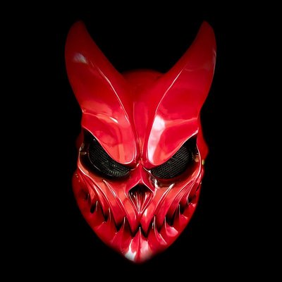 Handmade Halloween Horror Full Face Mask Costume Terminator Devil
